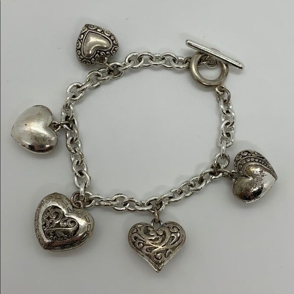 Jewelry - Silver Toggle Charm Bracelet